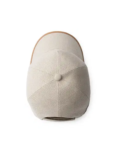 Prada Women's Linen Blend Baseball Cap - Beige Khaki - Size Large | Thumbnail 3 Prada Women's Linen Blend Baseball Cap - Beige Khaki - Size Large | Thumbnail 3
