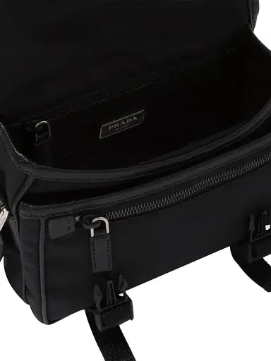 Prada Men's Re-Nylon and Saffiano Leather Shoulder Bag - Black - Size 0 | Thumbnail 5 Prada Men's Re-Nylon and Saffiano Leather Shoulder Bag - Black - Size 0 | Thumbnail 5