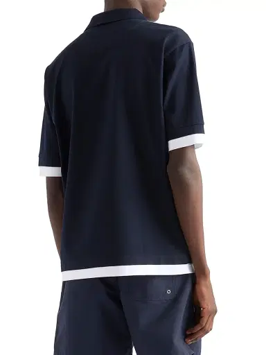 Prada Men's Cotton Polo Shirt - Blue - Size XL | Thumbnail 3 Prada Men's Cotton Polo Shirt - Blue - Size XL | Thumbnail 3