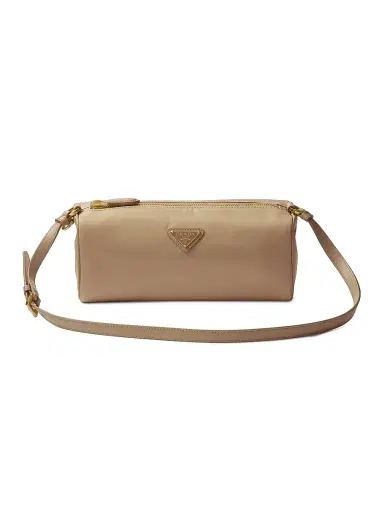 Prada Women's Re-Nylon Pouch - Beige | Thumbnail 1 Prada Women's Re-Nylon Pouch - Beige | Thumbnail 1