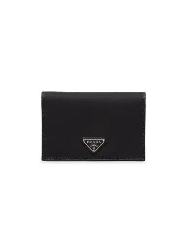Prada Men's Re-Nylon Passport Holder - Black | Thumbnail 1 Prada Men's Re-Nylon Passport Holder - Black | Thumbnail 1