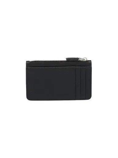 Prada Men's Saffiano Leather Card Holder - Black | Thumbnail 3 Prada Men's Saffiano Leather Card Holder - Black | Thumbnail 3