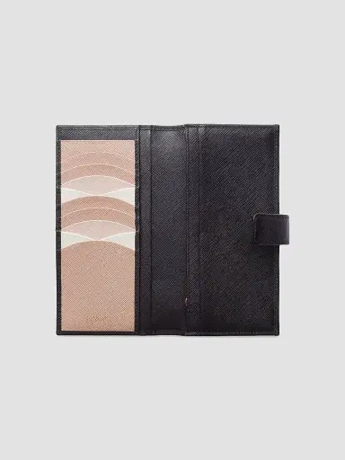 Prada Women's Saffiano Leather Wallet - Black | Thumbnail 2 Prada Women's Saffiano Leather Wallet - Black | Thumbnail 2