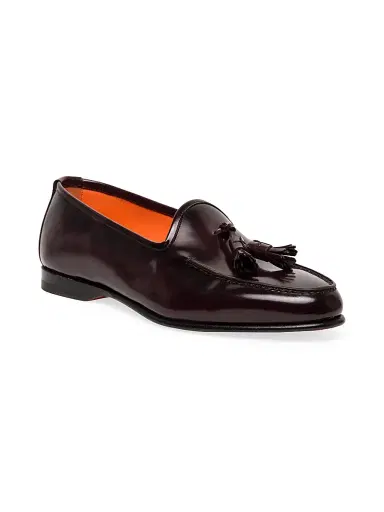 Santoni Men's Andrea Tassel Loafers | Thumbnail 2 Santoni Men's Andrea Tassel Loafers | Thumbnail 2