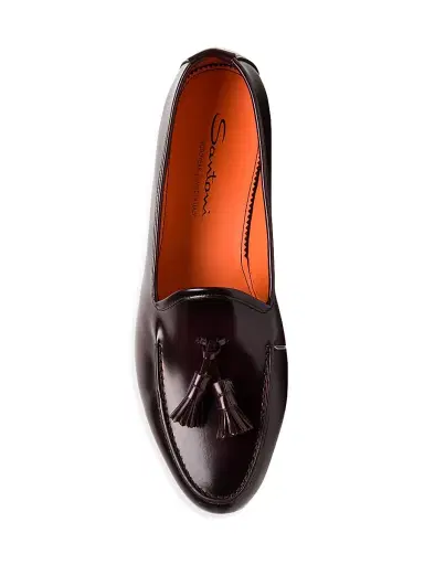 Santoni Men's Andrea Tassel Loafers | Thumbnail 6 Santoni Men's Andrea Tassel Loafers | Thumbnail 6