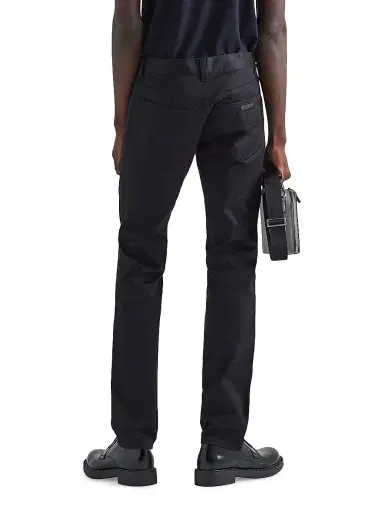 Prada Men's Five-Pocket Stretch Drill Jeans - Black - Size 38 | Thumbnail 3 Prada Men's Five-Pocket Stretch Drill Jeans - Black - Size 38 | Thumbnail 3