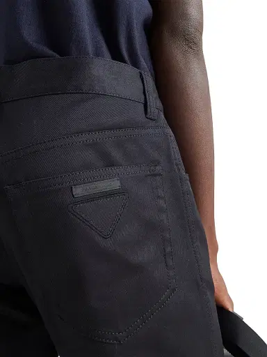 Prada Men's Five-Pocket Stretch Drill Jeans - Black - Size 38 | Thumbnail 4 Prada Men's Five-Pocket Stretch Drill Jeans - Black - Size 38 | Thumbnail 4