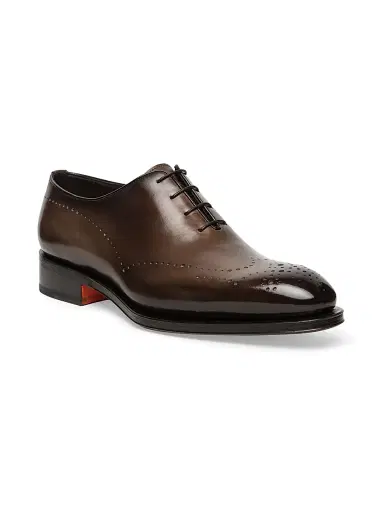 Santoni Men's Carter Wholecut Oxfords | Thumbnail 2 Santoni Men's Carter Wholecut Oxfords | Thumbnail 2