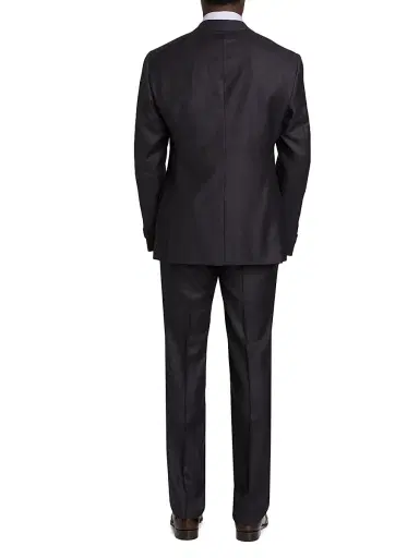 Giorgio Armani Men's Single-Breasted Wool-Blend Suit - Merlot Purple | Thumbnail 5 Giorgio Armani Men's Single-Breasted Wool-Blend Suit - Merlot Purple | Thumbnail 5