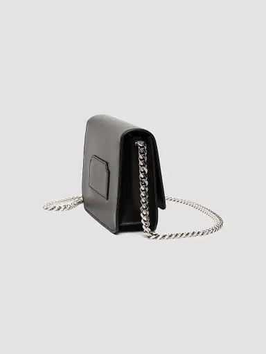 Santoni Women's Buckle-Detailed Leather Crossbody Bag - Black | Thumbnail 5 Santoni Women's Buckle-Detailed Leather Crossbody Bag - Black | Thumbnail 5
