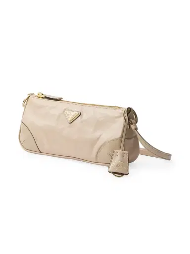 Prada Women's Re-Edition 2002 Leather Shoulder Bag - Beige Khaki | Thumbnail 2 Prada Women's Re-Edition 2002 Leather Shoulder Bag - Beige Khaki | Thumbnail 2
