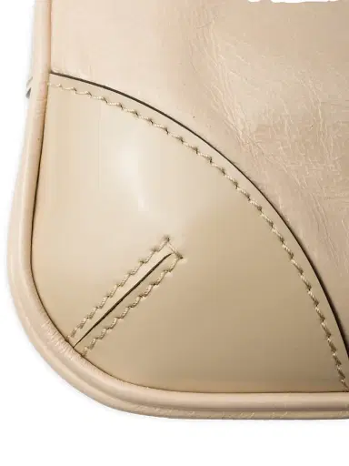 Prada Women's Re-Edition 2002 Leather Shoulder Bag - Beige Khaki | Thumbnail 5 Prada Women's Re-Edition 2002 Leather Shoulder Bag - Beige Khaki | Thumbnail 5