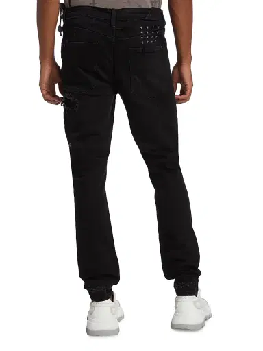 Ksubi Men's Chitch Distressed Skinny Jeans - Black - Size 40 | Thumbnail 5 Ksubi Men's Chitch Distressed Skinny Jeans - Black - Size 40 | Thumbnail 5