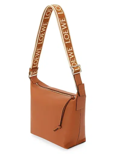 Loewe Men's Small Cubi Leather Crossbody Bag - Tan | Thumbnail 2 Loewe Men's Small Cubi Leather Crossbody Bag - Tan | Thumbnail 2