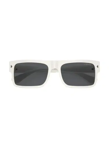 Prada Men's 59MM Rectangular Sunglasses - White Smoke | Thumbnail 5 Prada Men's 59MM Rectangular Sunglasses - White Smoke | Thumbnail 5
