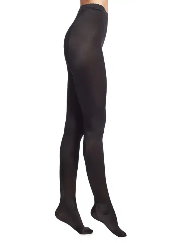 Women's Satin De Luxe Tights - Black Women's Satin De Luxe Tights - Black
