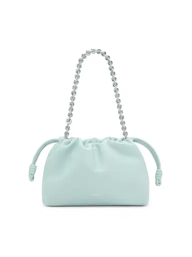 LOEWE Women's Flamenco Chain Leather Shoulder Bag - Frozen | Thumbnail 2 LOEWE Women's Flamenco Chain Leather Shoulder Bag - Frozen | Thumbnail 2