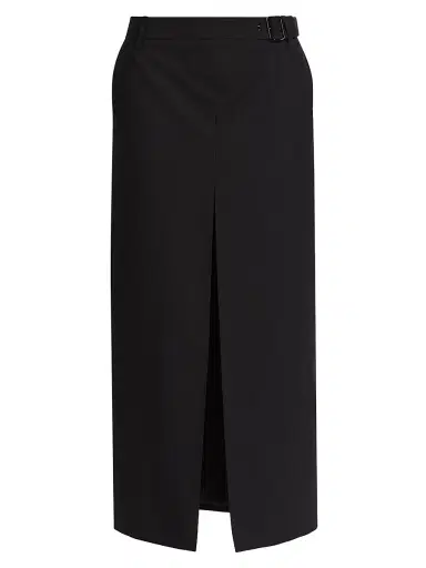SIR. Women's Leonardo Belted Midi-Skirt - Black | Thumbnail 1 SIR. Women's Leonardo Belted Midi-Skirt - Black | Thumbnail 1