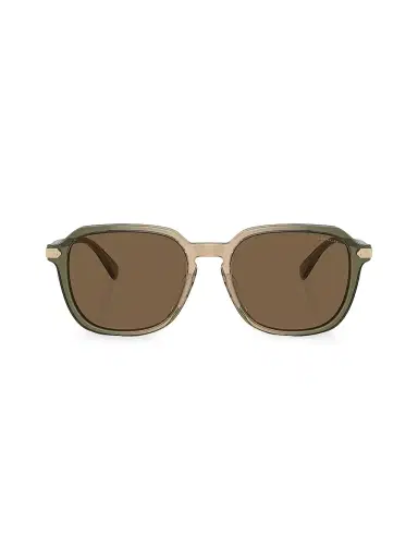 COACH Men's HC8383U 55MM Semi-Metal Sunglasses - Green | Thumbnail 2 COACH Men's HC8383U 55MM Semi-Metal Sunglasses - Green | Thumbnail 2