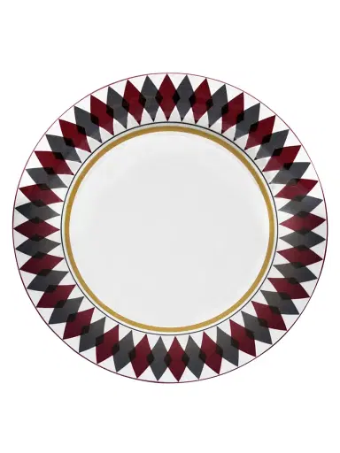 The Lino Armonia Dinner Plate 4-Piece Set - Red | Thumbnail 1 The Lino Armonia Dinner Plate 4-Piece Set - Red | Thumbnail 1
