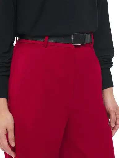 Another Tomorrow Women's Wool-Blend Suiting Trousers - Navy | Thumbnail 6 Another Tomorrow Women's Wool-Blend Suiting Trousers - Navy | Thumbnail 6