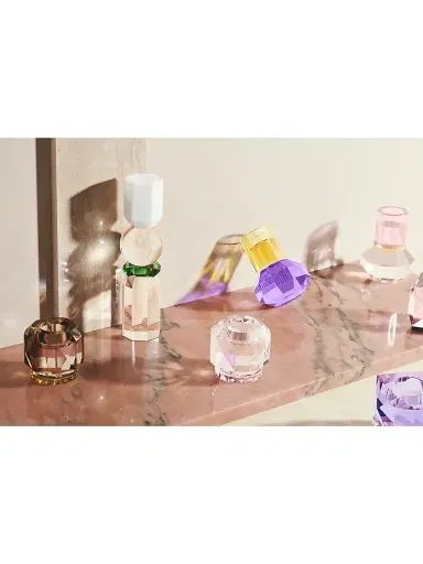 Reflections Copenhagen Chicago 2-Piece Crystal Tealight Holder Set - Azure | Thumbnail 2 Reflections Copenhagen Chicago 2-Piece Crystal Tealight Holder Set - Azure | Thumbnail 2