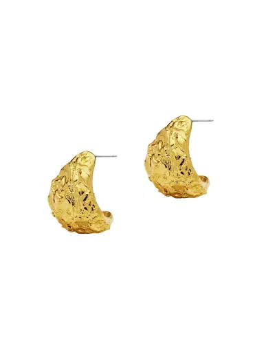 Amber Sceats Women's Zagora Grande Florie 24K-Gold-Plated Hoop Earrings - Yellow Gold | Thumbnail 3 Amber Sceats Women's Zagora Grande Florie 24K-Gold-Plated Hoop Earrings - Yellow Gold | Thumbnail 3
