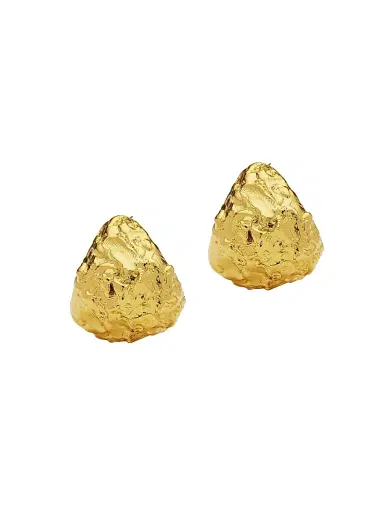 Amber Sceats Women's Zagora Grande Florie 24K-Gold-Plated Hoop Earrings - Yellow Gold | Thumbnail 1 Amber Sceats Women's Zagora Grande Florie 24K-Gold-Plated Hoop Earrings - Yellow Gold | Thumbnail 1
