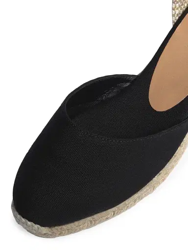 Castañer Women's Carina 3 Espadrille Wedge Sandals - Black - Size 10 | Thumbnail 3 Castañer Women's Carina 3 Espadrille Wedge Sandals - Black - Size 10 | Thumbnail 3