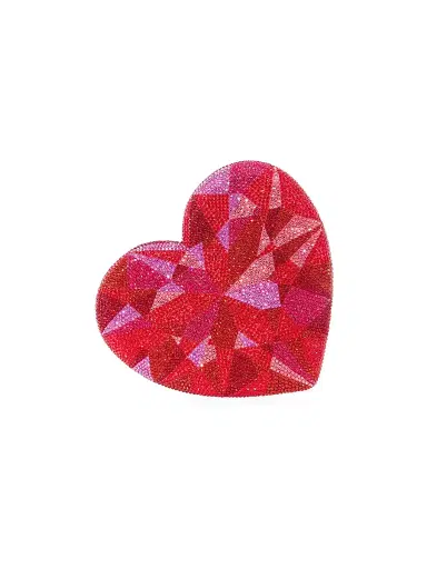 Judith Leiber Couture Women's Ruby Crystal-Embellished Heart-Shaped Clutch - Silver Multi | Thumbnail 5 Judith Leiber Couture Women's Ruby Crystal-Embellished Heart-Shaped Clutch - Silver Multi | Thumbnail 5