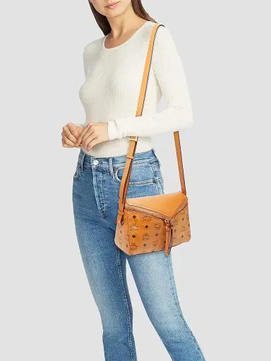 MCM Women's Diamant 3D Small Faux-Leather Shoulder Bag | Thumbnail 2 MCM Women's Diamant 3D Small Faux-Leather Shoulder Bag | Thumbnail 2
