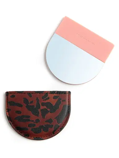 Dries Van Noten Women's Resin Mirror & Leather Case | Thumbnail 2 Dries Van Noten Women's Resin Mirror & Leather Case | Thumbnail 2