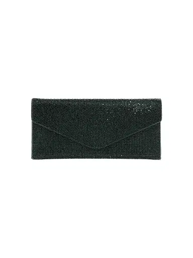 Judith Leiber Couture Women's Envelope Crystal Clutch - Ebonized Emerald | Thumbnail 1 Judith Leiber Couture Women's Envelope Crystal Clutch - Ebonized Emerald | Thumbnail 1