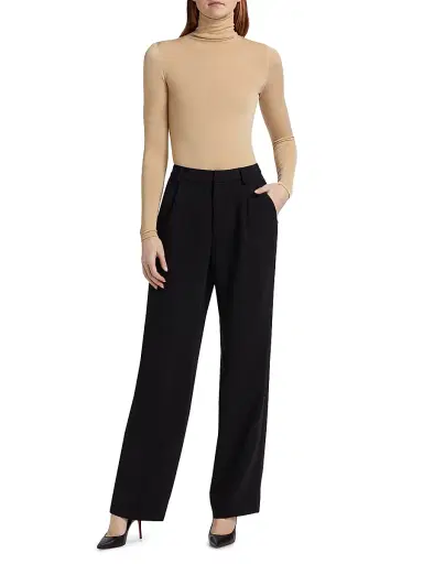 Wolford Women's Colorado Turtleneck Bodysuit - Cafe Au Lait | Thumbnail 2 Wolford Women's Colorado Turtleneck Bodysuit - Cafe Au Lait | Thumbnail 2