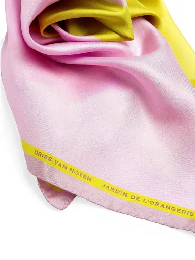 Dries Van Noten Women's Foulard Jardin De L'Orangerie Silk Scarf - Jardin De Lorangerie | Thumbnail 2 Dries Van Noten Women's Foulard Jardin De L'Orangerie Silk Scarf - Jardin De Lorangerie | Thumbnail 2
