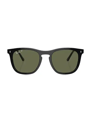 Ray-Ban Men's RB2210 53MM Square Sunglasses - Black Dark Green | Thumbnail 2 Ray-Ban Men's RB2210 53MM Square Sunglasses - Black Dark Green | Thumbnail 2