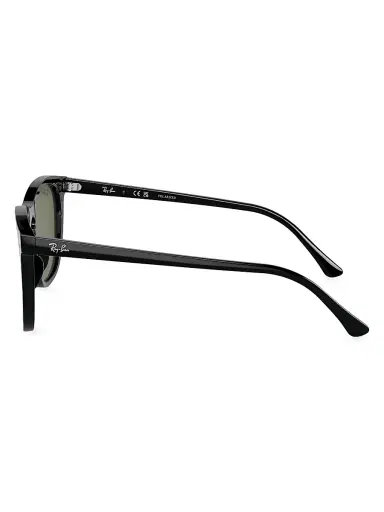 Ray-Ban Men's RB2210 53MM Square Sunglasses - Black Dark Green | Thumbnail 3 Ray-Ban Men's RB2210 53MM Square Sunglasses - Black Dark Green | Thumbnail 3