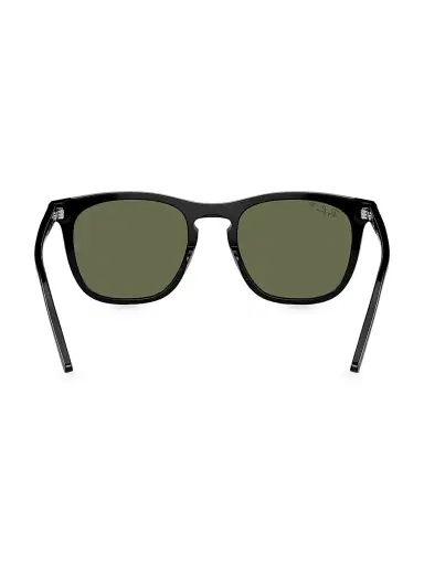 Ray-Ban Men's RB2210 53MM Square Sunglasses - Black Dark Green | Thumbnail 4 Ray-Ban Men's RB2210 53MM Square Sunglasses - Black Dark Green | Thumbnail 4