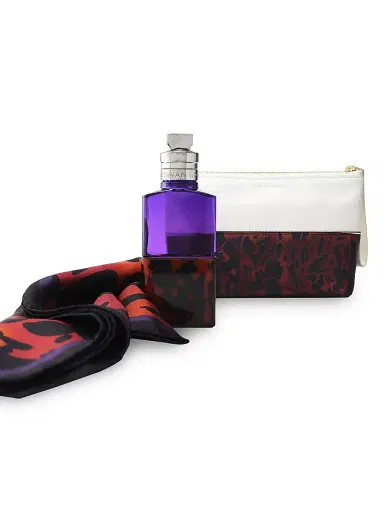 Dries Van Noten Women's Foulard Fleur Du Mal Silk Scarf | Thumbnail 3 Dries Van Noten Women's Foulard Fleur Du Mal Silk Scarf | Thumbnail 3