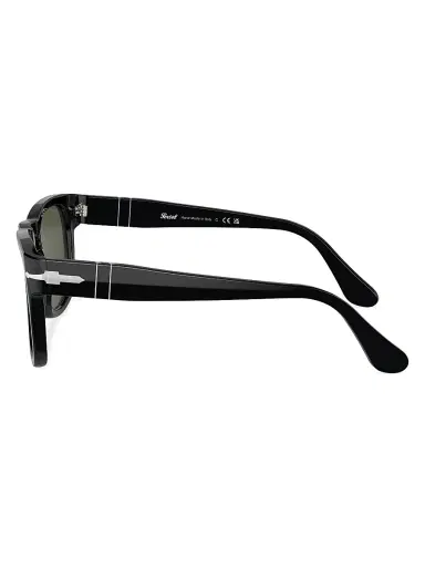 PERSOL Men's 54MM Elio Square Sunglasses - Black | Thumbnail 3 PERSOL Men's 54MM Elio Square Sunglasses - Black | Thumbnail 3