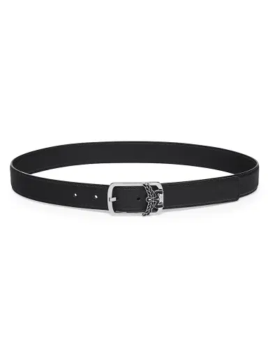 MCM Men's Aren Leather Belt - Black | Thumbnail 1 MCM Men's Aren Leather Belt - Black | Thumbnail 1