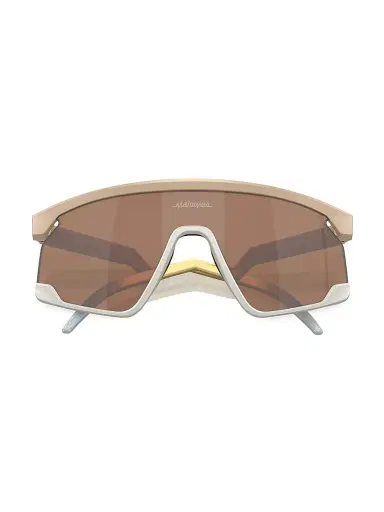 Oakley Men's 39MM Shield Sunglasses - Light Beige Brown | Thumbnail 6 Oakley Men's 39MM Shield Sunglasses - Light Beige Brown | Thumbnail 6