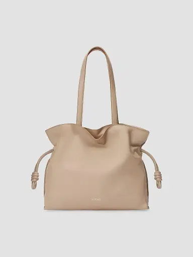 LOEWE Women's Flamenco Leather Clutch - Sand | Thumbnail 4 LOEWE Women's Flamenco Leather Clutch - Sand | Thumbnail 4