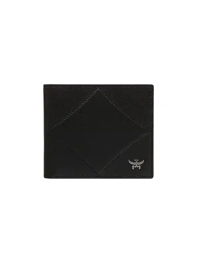 MCM Men's Diamond Leather Bifold Wallet - Black | Thumbnail 1 MCM Men's Diamond Leather Bifold Wallet - Black | Thumbnail 1
