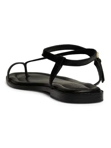 A Emery Women's Pae Sheepskin Leather Sandals - Black | Thumbnail 3 A Emery Women's Pae Sheepskin Leather Sandals - Black | Thumbnail 3