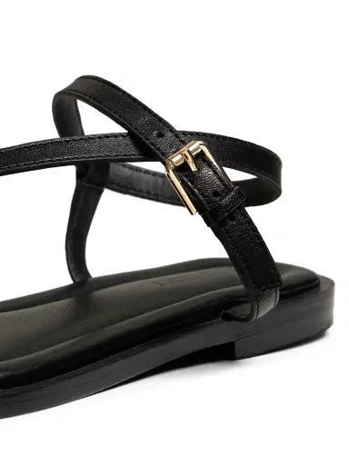 A Emery Women's Pae Sheepskin Leather Sandals - Black | Thumbnail 5 A Emery Women's Pae Sheepskin Leather Sandals - Black | Thumbnail 5