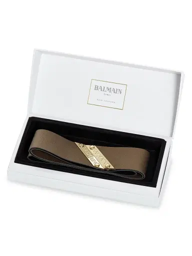 Balmain Hair Women's Standard Leather Headband | Thumbnail 1 Balmain Hair Women's Standard Leather Headband | Thumbnail 1