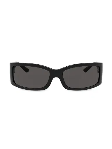 Dolce & Gabbana Men's 61MM Propionate Rectangular Sunglasses - Black | Thumbnail 2 Dolce & Gabbana Men's 61MM Propionate Rectangular Sunglasses - Black | Thumbnail 2