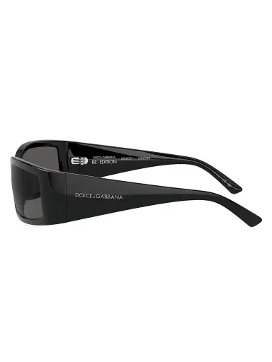 Dolce & Gabbana Men's 61MM Propionate Rectangular Sunglasses - Black | Thumbnail 3 Dolce & Gabbana Men's 61MM Propionate Rectangular Sunglasses - Black | Thumbnail 3