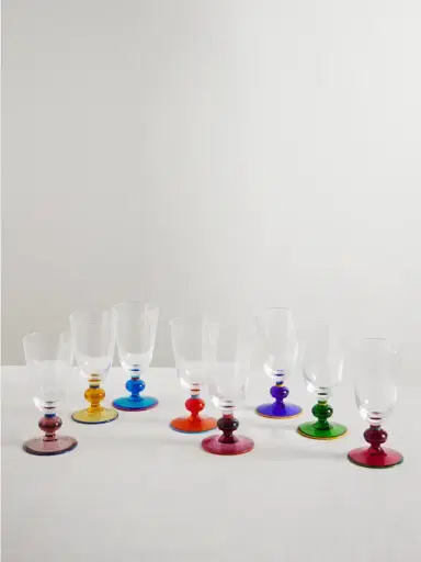 La DoubleJ Set Of Eight Perfetto Murano Wine Glasses | Thumbnail 1 La DoubleJ Set Of Eight Perfetto Murano Wine Glasses | Thumbnail 1